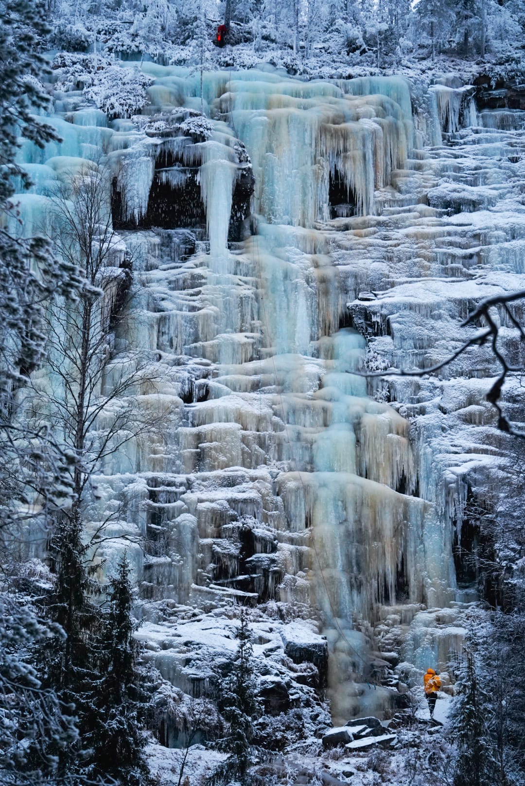 Cascate congelate Korouoma Rovaniemi